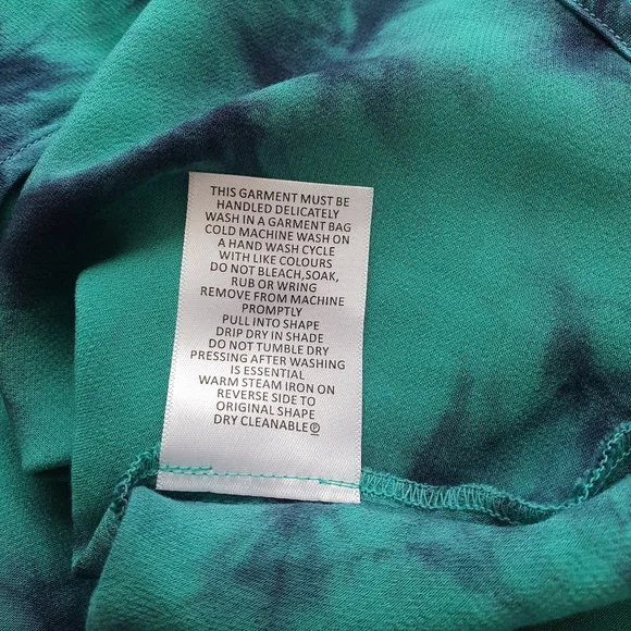 Sportsgirl Green and Navy Camisole Top - Picture 7 of 7